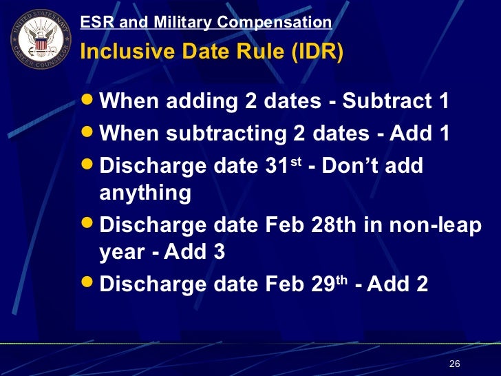 Topic 1 10 Enlisted Service Records And Military Comp