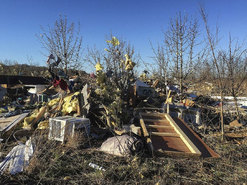 Tornado In Central Arkansas Leaves 2 People Hurt Storms Injure 2