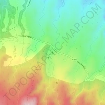 Twin Falls Topographic Map Elevation Terrain