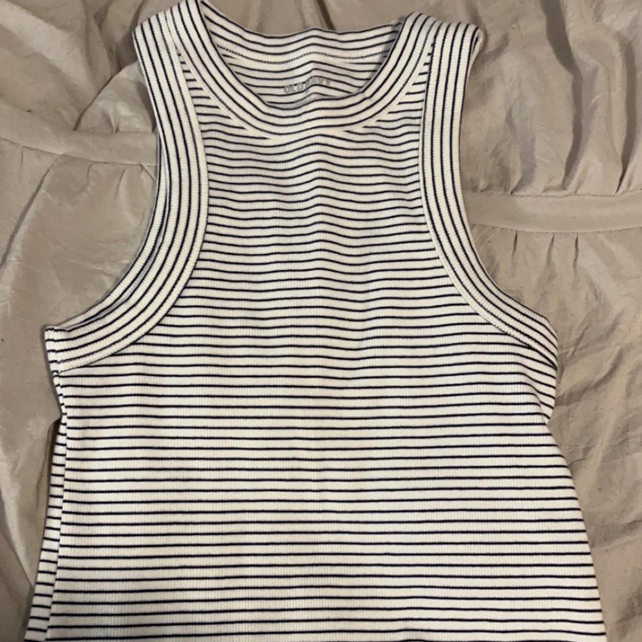 Vintage Old Navy Ribbed Tank Size Medium Worn A Depop