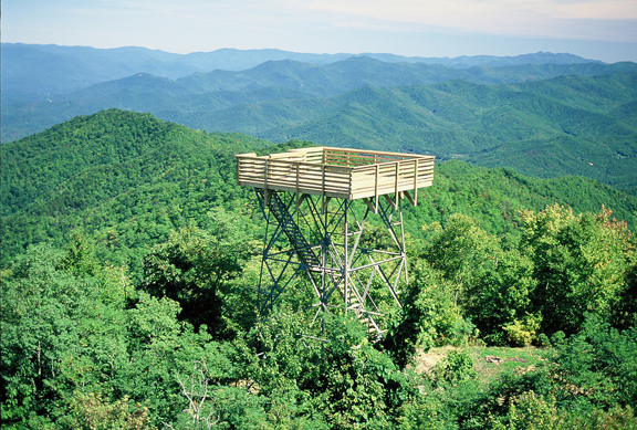 Wesser Bald Fire Lookout Tower Nantahala National Forest Nc Youtube