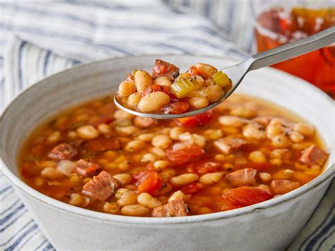 Why Navy Bean Soup With Ham Hocks Is A Hearty Winter Comfort Food