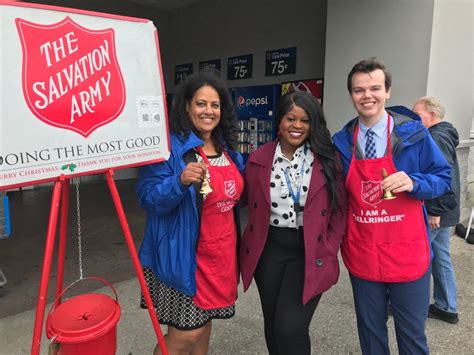 Wway Staff Ringing The Bell For Salvation Army Red Kettle Campaign